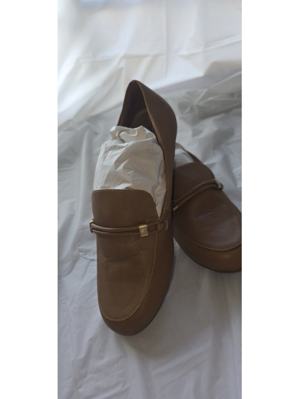 Bella Vita Women's Brown Leather Slip-On Loafer Flats Round Toe US 9.5 N - Picture 1 of 7